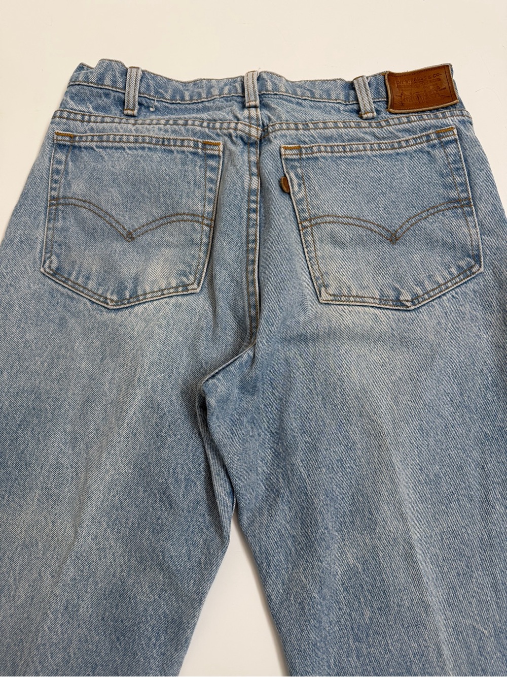 Vintage Levi’s 550 Made in USA Jeans Light Wash 32x32 Relaxed Fit 90s - Picture 7 of 12